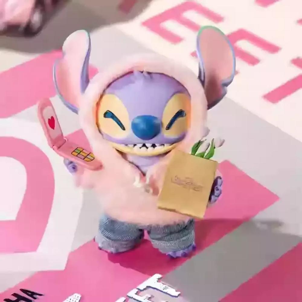 Genuine Miniso Disney Stitch Gen Z Street Series Vinyl Blind Box Joint Movable Stitch Model Backpack Pendant Birthday Gift