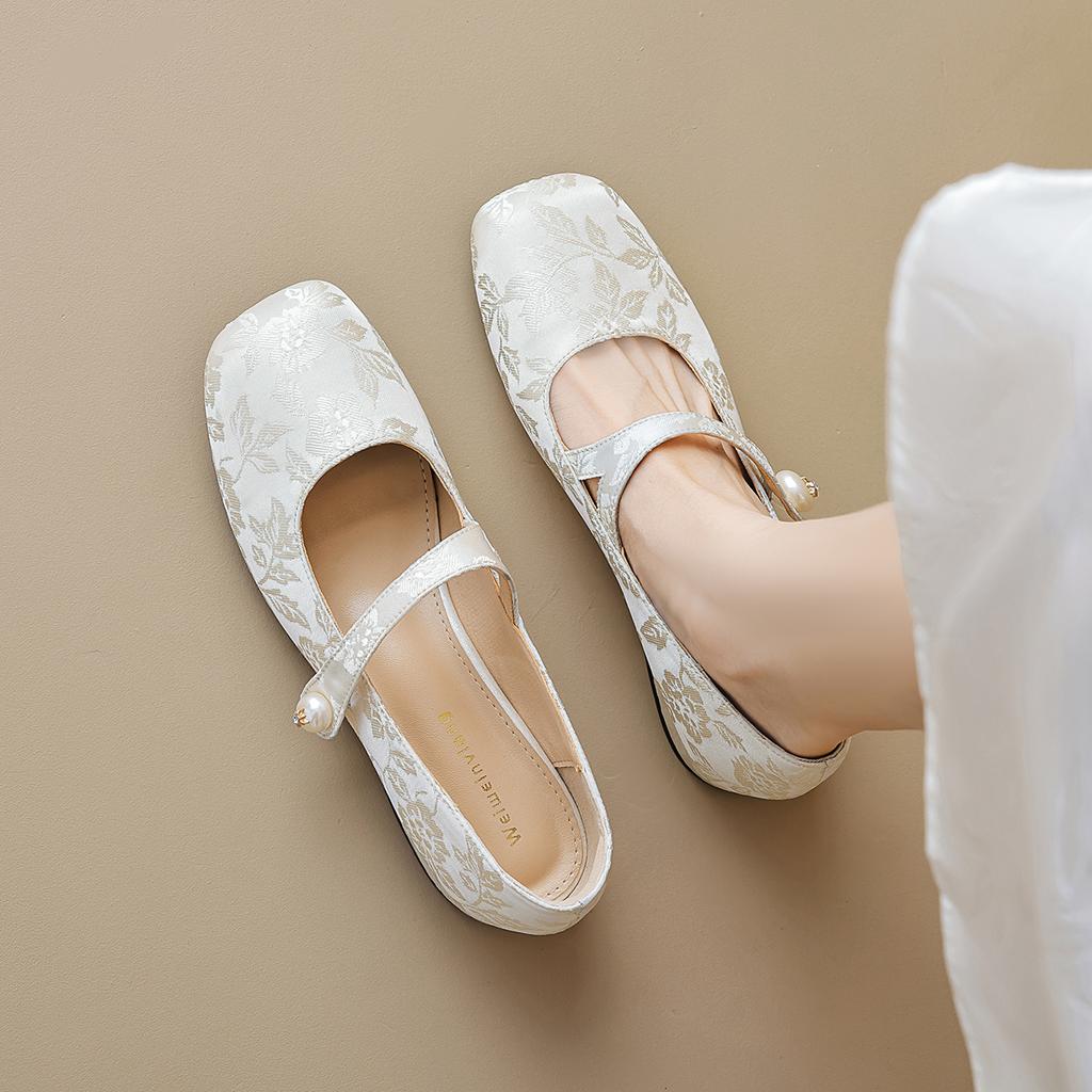 fashion New spring and autumn women's fashion shoes Korean style Party and work High heels Ladies Mary Jane casual shoes Free shipping