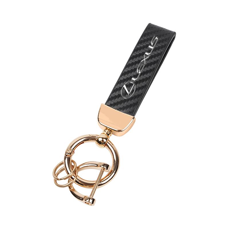 Car Key Chain Rings Leather Emblem Keychain Auto Keyring For Lexus FSPORT GS GX IS LS LX CT LC RC LBX NX RX 350h 450h ES UX 300e