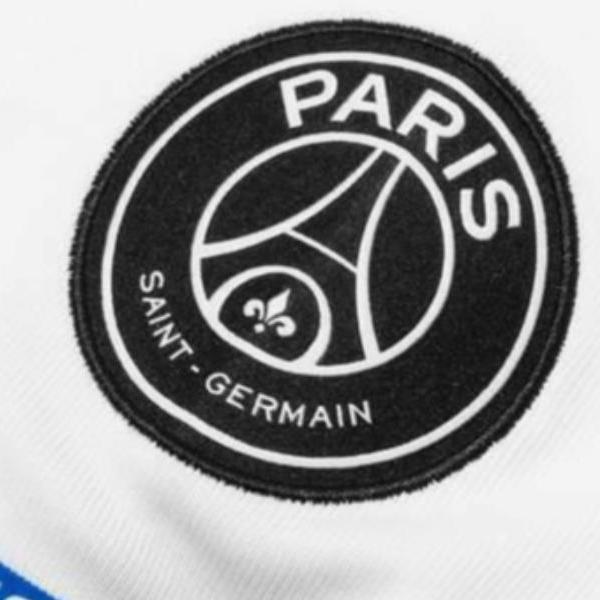 Jordan X PSG Poly Replica Crew Neck Letter Print Short Sleeve T-Shirt Unisex T-Shirt White BQ8358-100