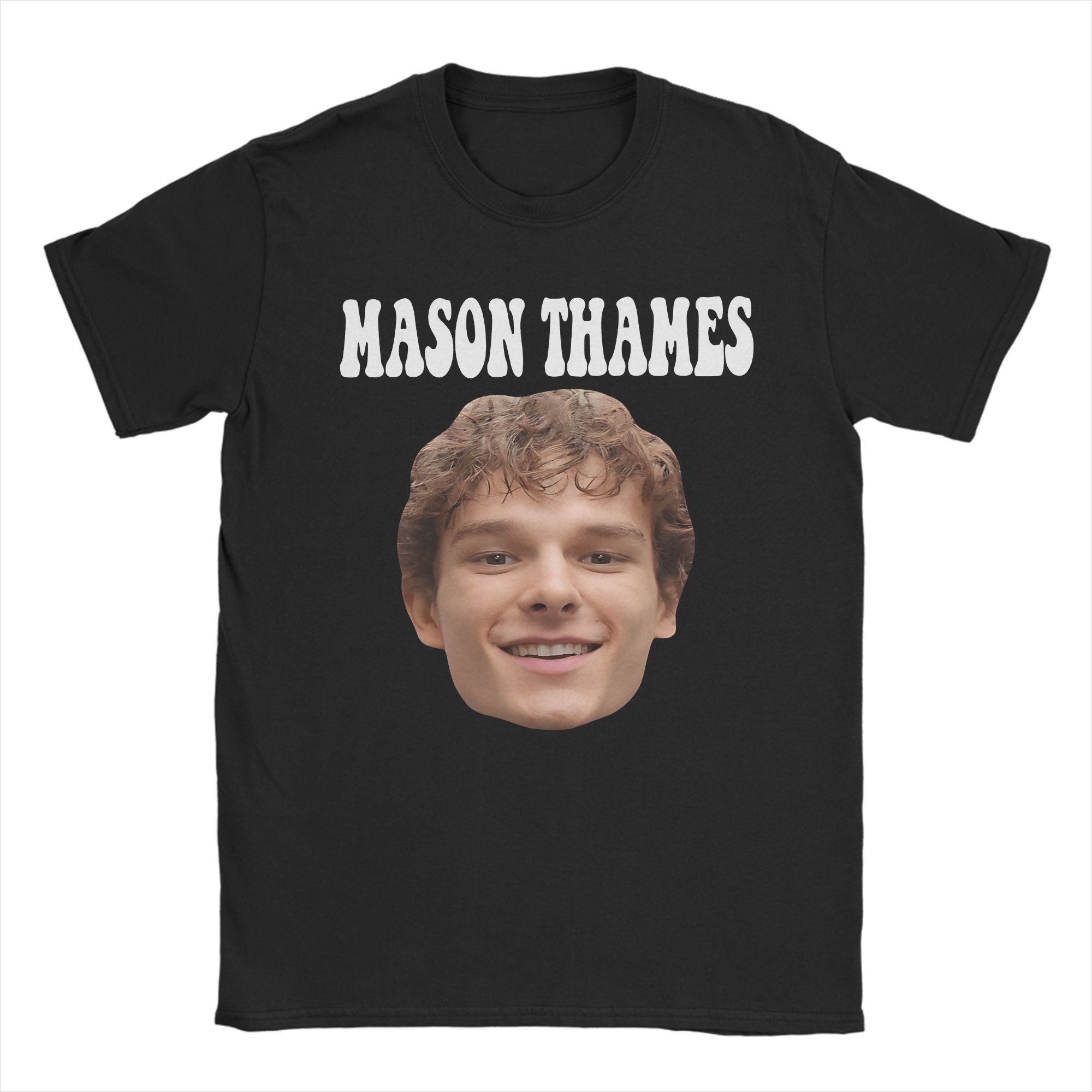 

Mason Thames T-Shirt for Men Unique Cotton Tee Shirt Round Collar Short Sleeve T Shirt Big Size Clothing 4XL