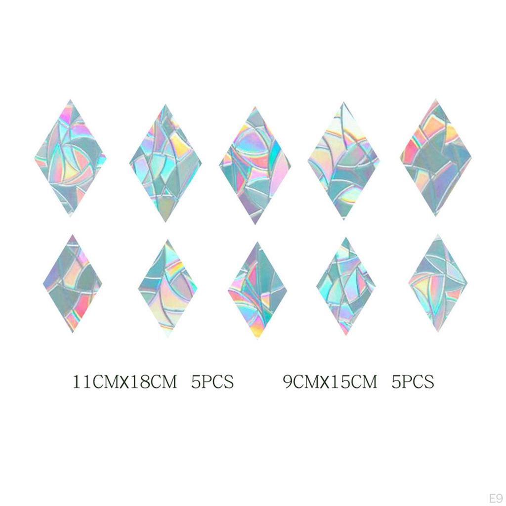 Colorful Glass Decals for a Whimsical Touch - Infuse Your Windows with Burst of Color Using These