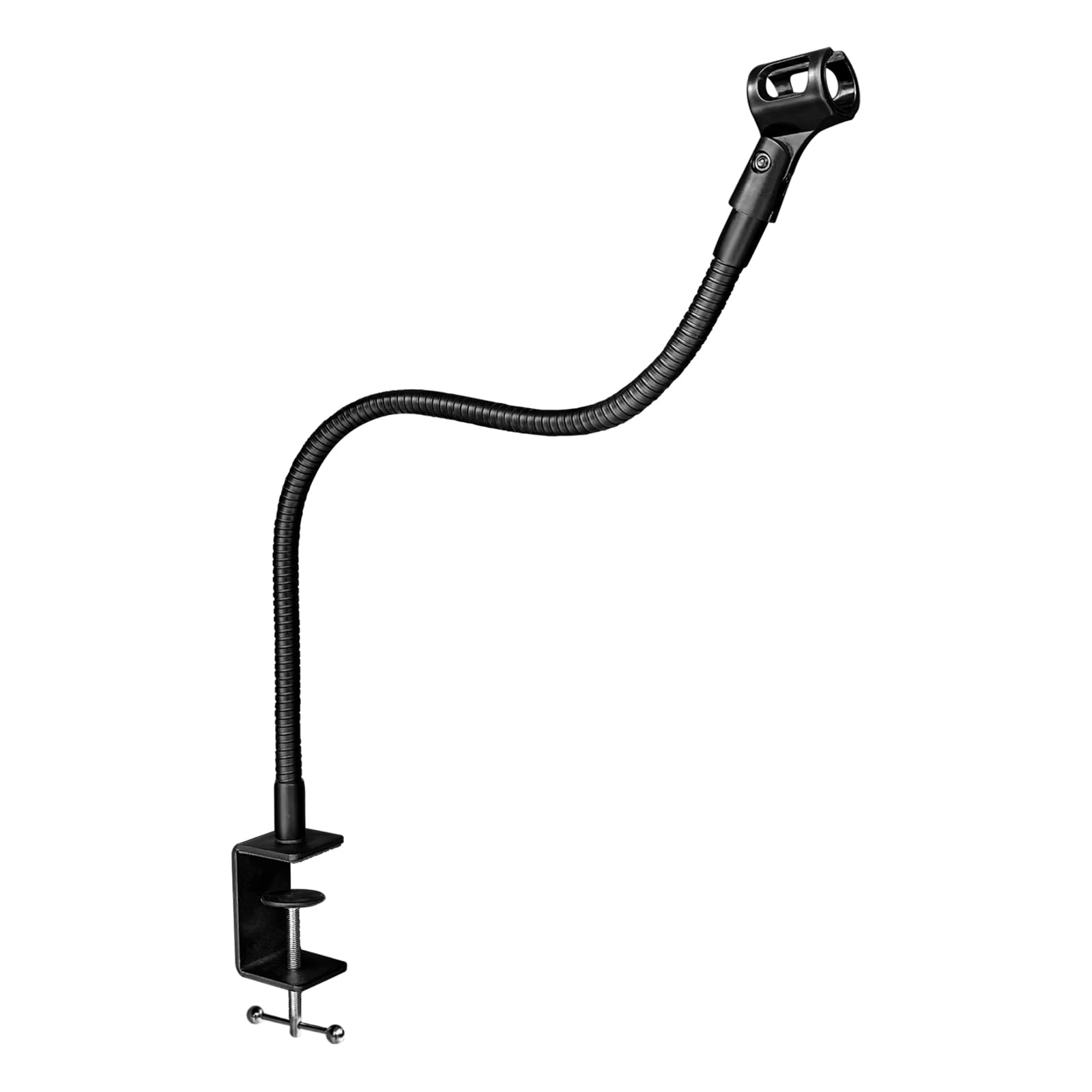 

Angksorm 24 Flexible Gooseneck Microphone Stand with Desk Clamp for Podcasting Streaming Radio Broadcasting Studio