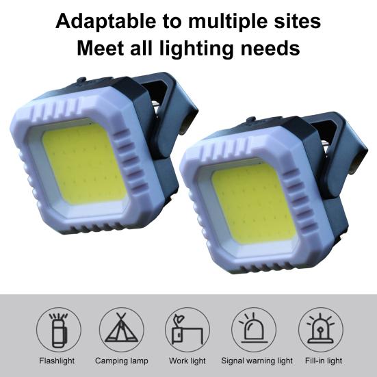 LED Work Light Magnetic Rechargeable Type-C Charging 5 Modes 180 Degrees Rotatable Flood