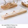 Solid Wood Minimalist Ring Display Tray with 20 Slots