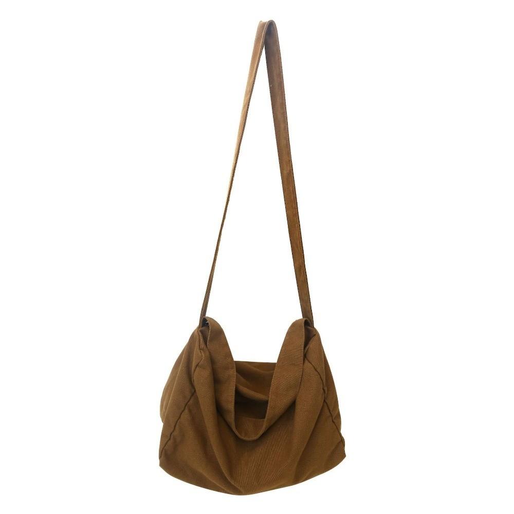 Japanese Style Student Shoulder Bag Large Capacity Messenger Bag Canvas Crossbody Bag  Cycling