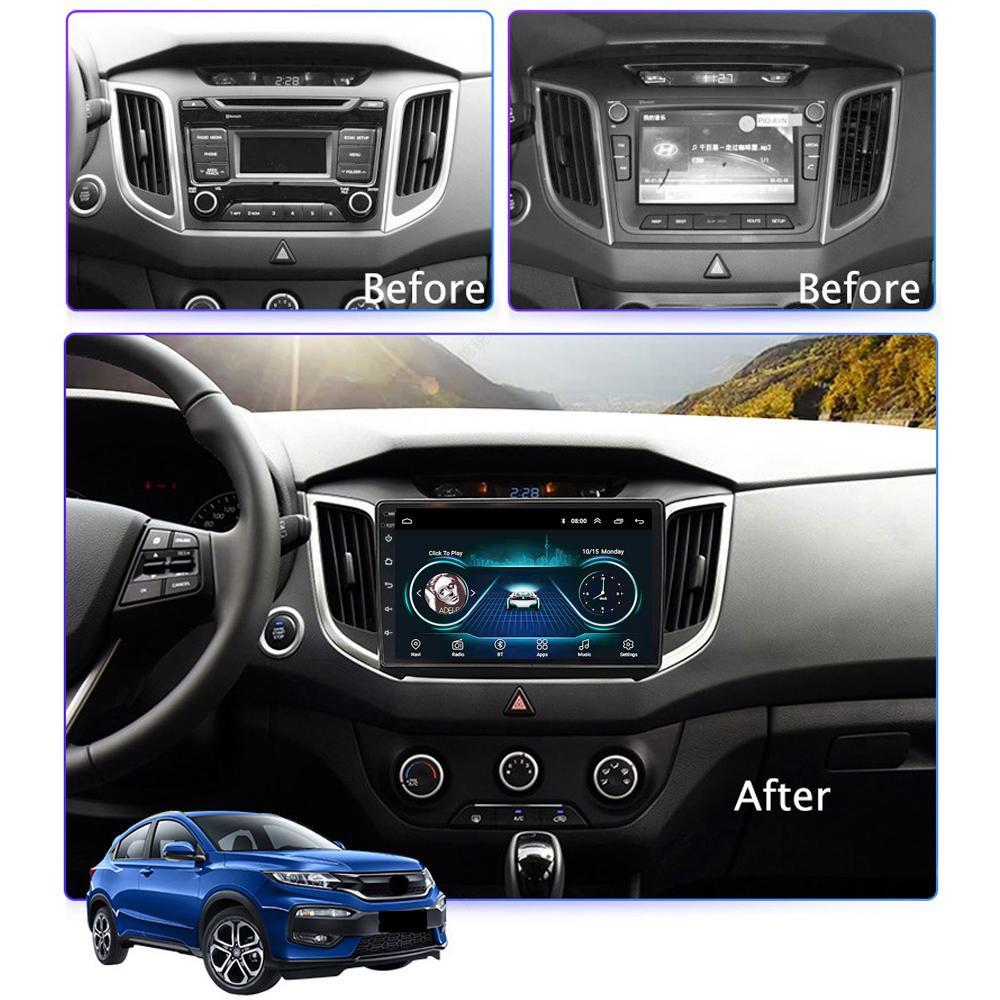 10 Inch Android Carplay For Hyundai Creta Ix25 2015-2018 Car Radio Multimedia Video Player GPS Navigation WIFI 2+32GB