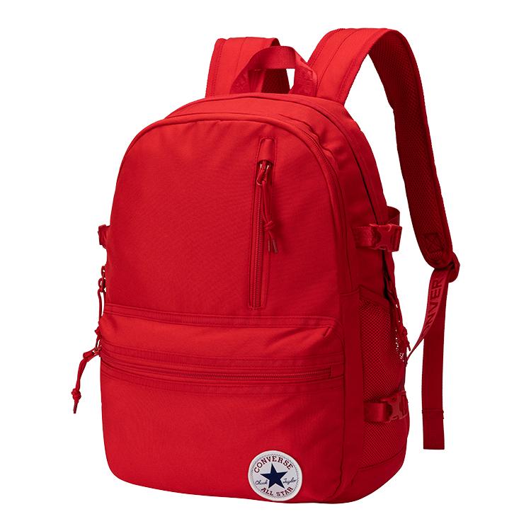 New Converse Polyester Backpack Regular Women's Preppy Red CV2413023PS-004