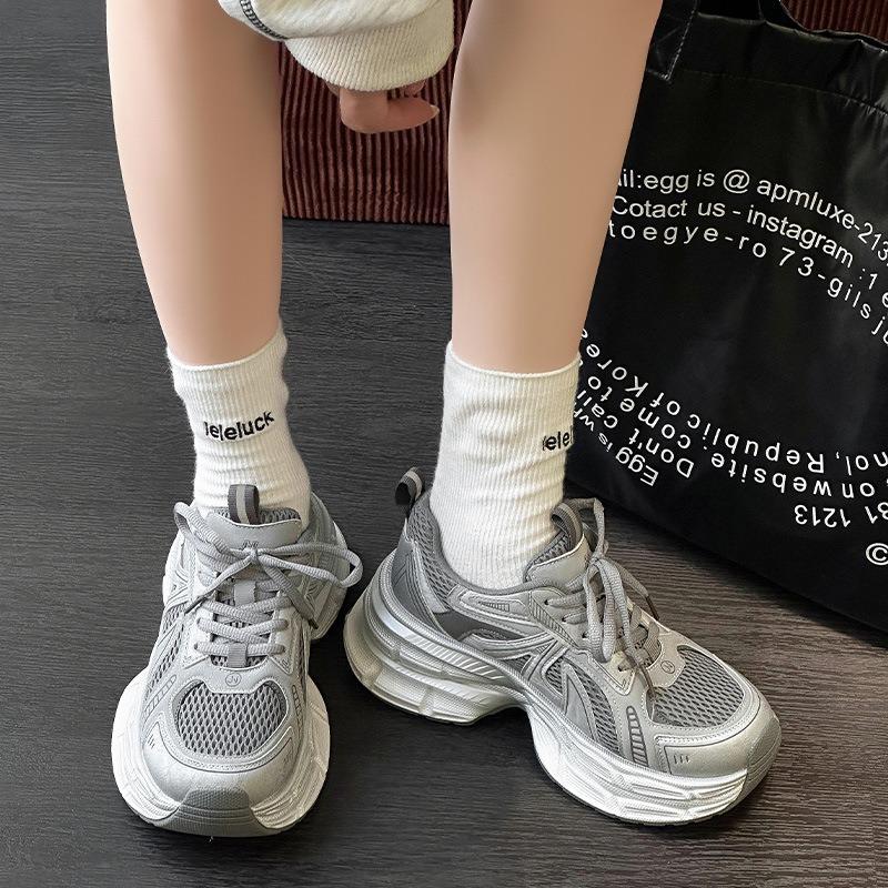 Daddy shoes women's autumn new trendy versatile casual sports shoes comfortable and breathable casual jogging shoes