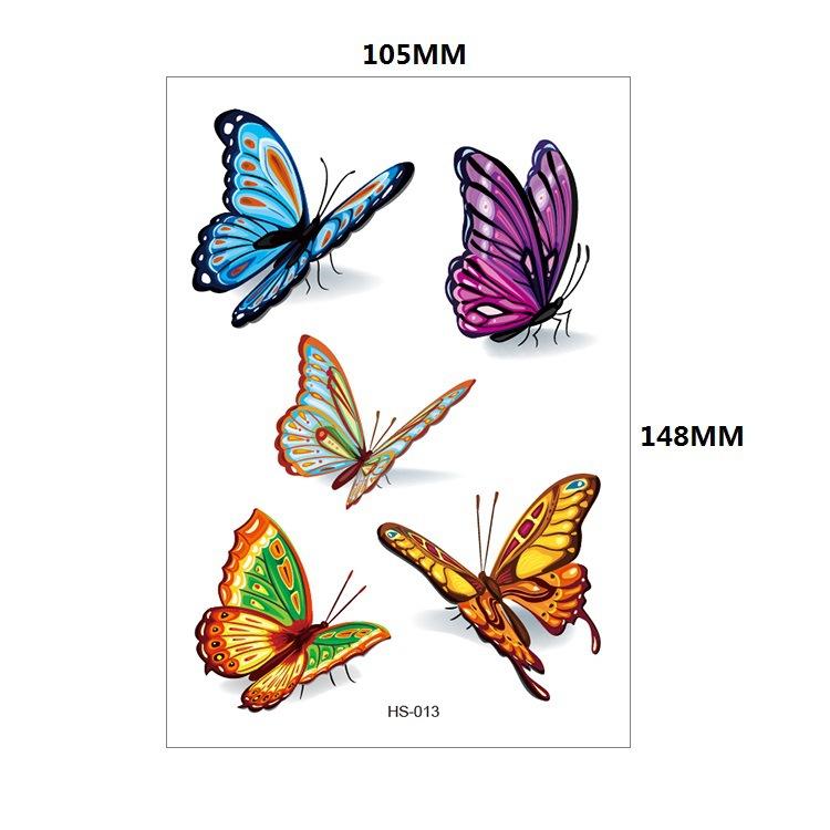Kinder Tattoos Aufkleber Glitzer Goldstaub Cartoon Schmetterling Regenbogen Insekt Sonnenblume Farbset Niedliche Aufkleber