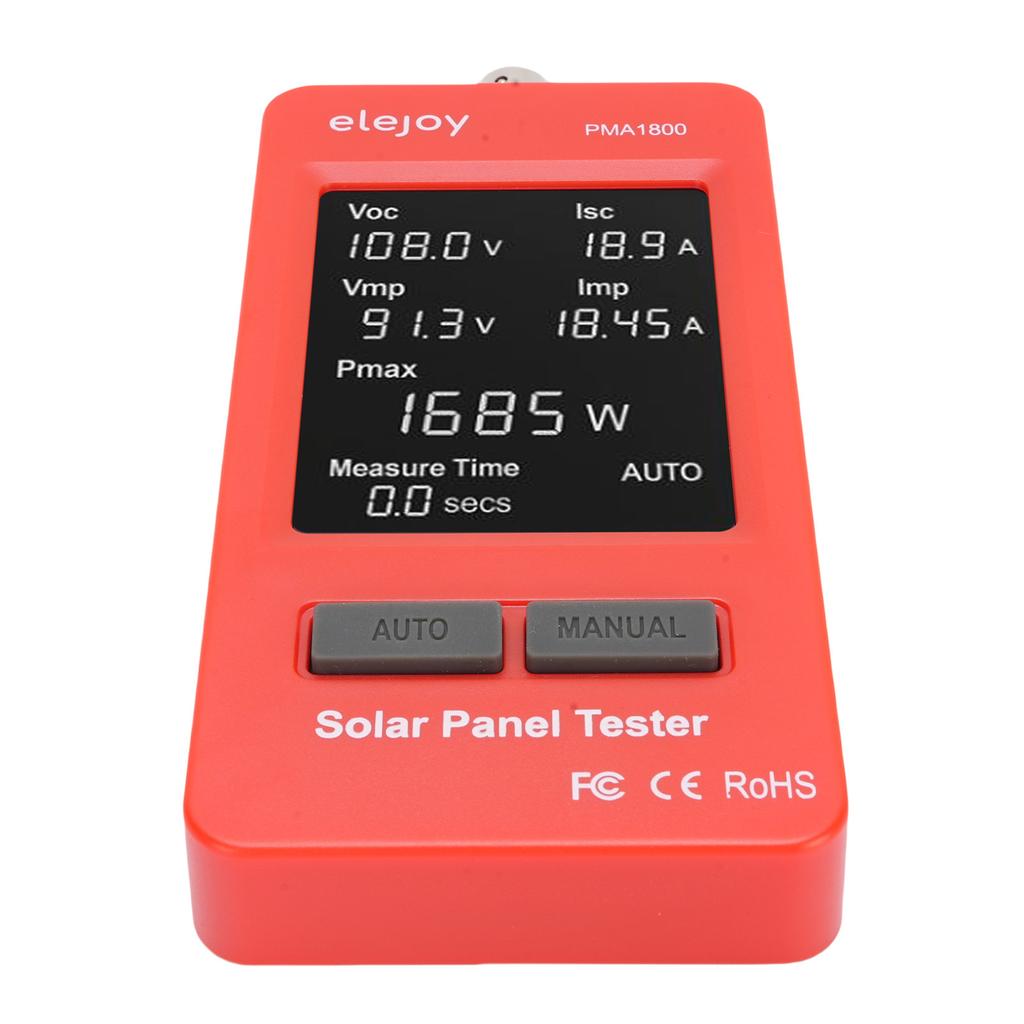 Photovoltaic Panel Multimeter Backlit HD LCD Display Multi Safety MPPT Test Solar PV Panel Tester