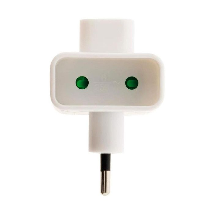 Multiprise - Triplite - 3 Prises - 3x6A - 230V - Plastique Résistant