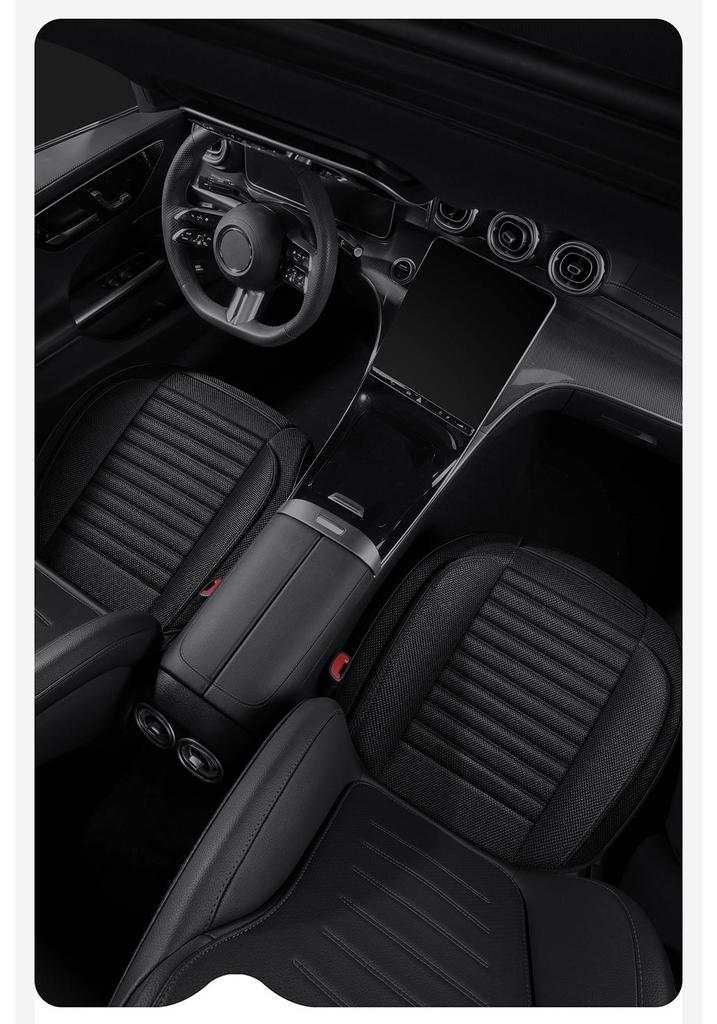 All-Season Cotton & Linen Car Seat Cushion for Sedans, SUVs, Off-Road Vehicles & Trucks - Model YM3