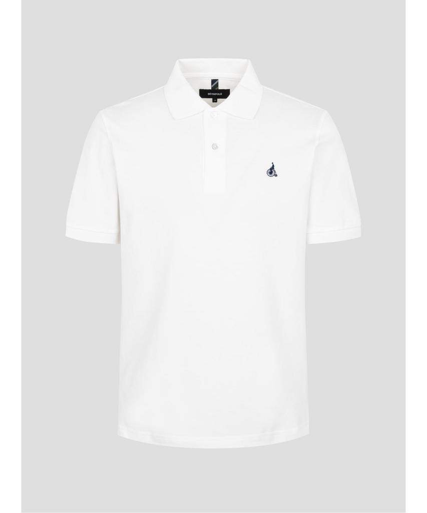 Binpolmen [Essential] Unisex Supima Cotton Pique T-Shirt White