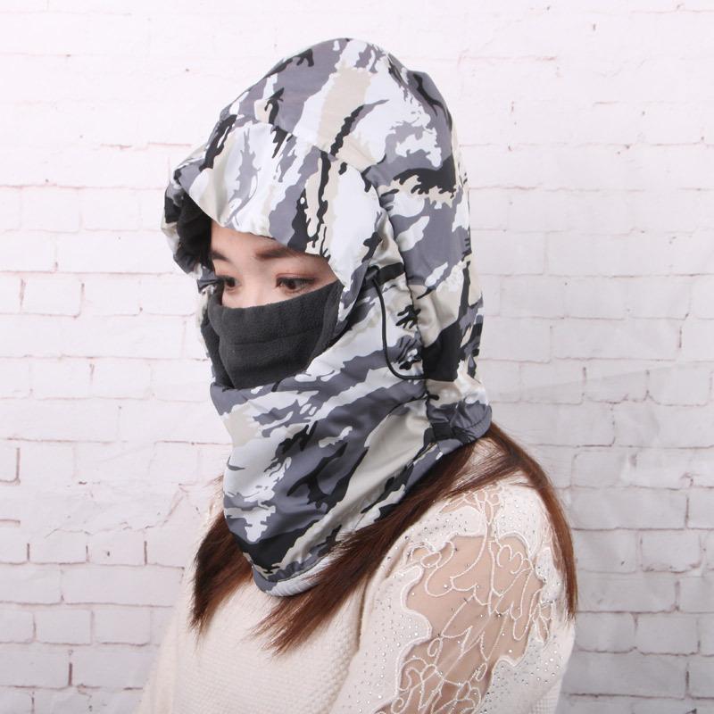 Winter windproof and warm ear protection cycling hat outdoor waterproof hat hiking hiking fleece men's and women's hats