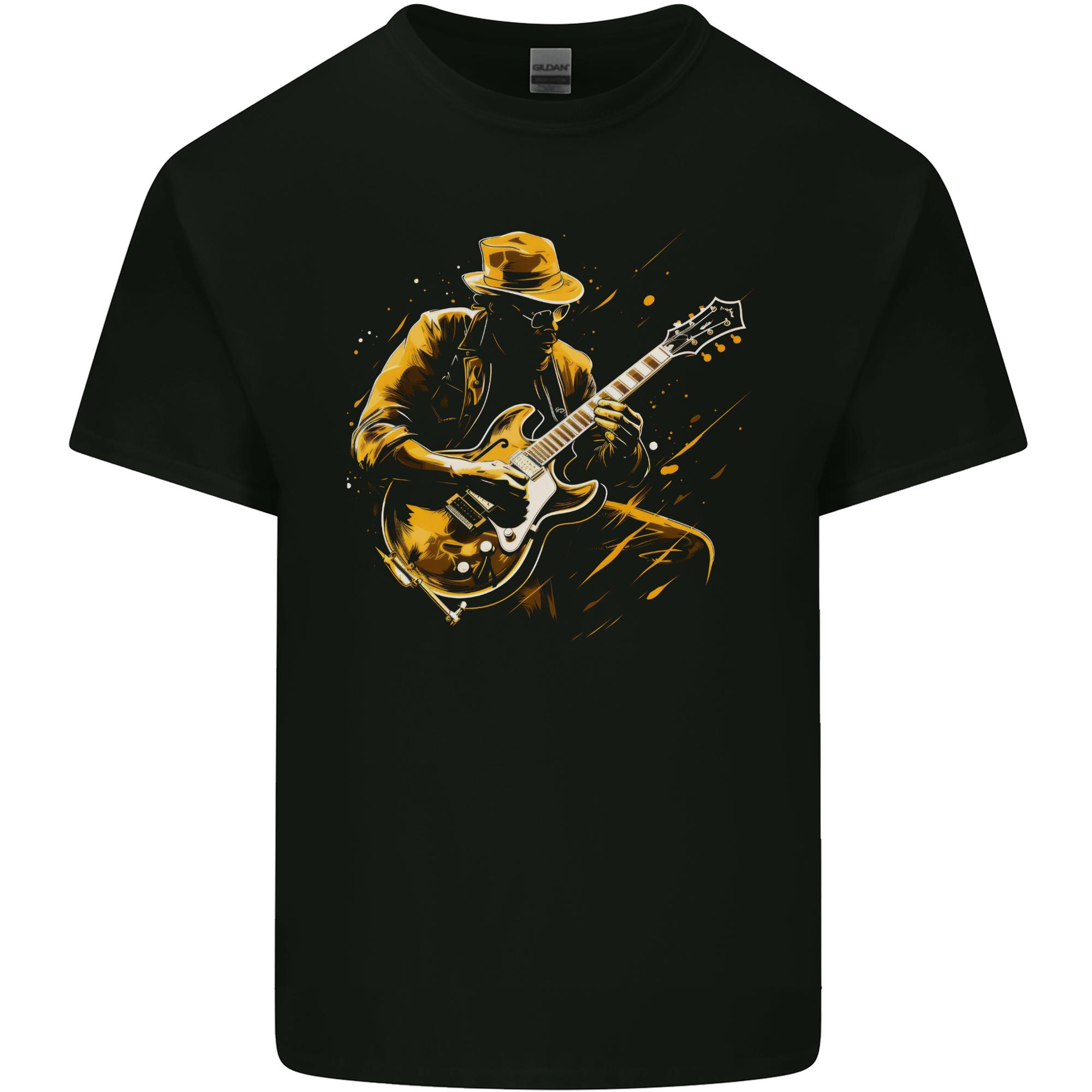 Jazz Guitar Player Guitarist Unisexs Light Cotton TShirt S