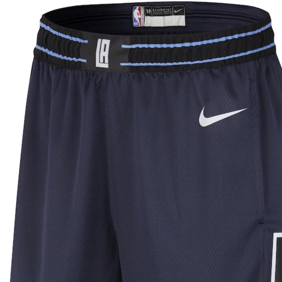 Nike Los Angeles Clippers City Edition Casual Elastic Comfortable Soft Basketball Shorts Unisex shorts Blue DX8705-419