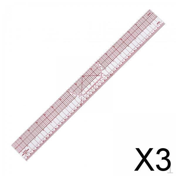 

3x Grading Ruler B95 Scale Transparent Garment for Tailoring
