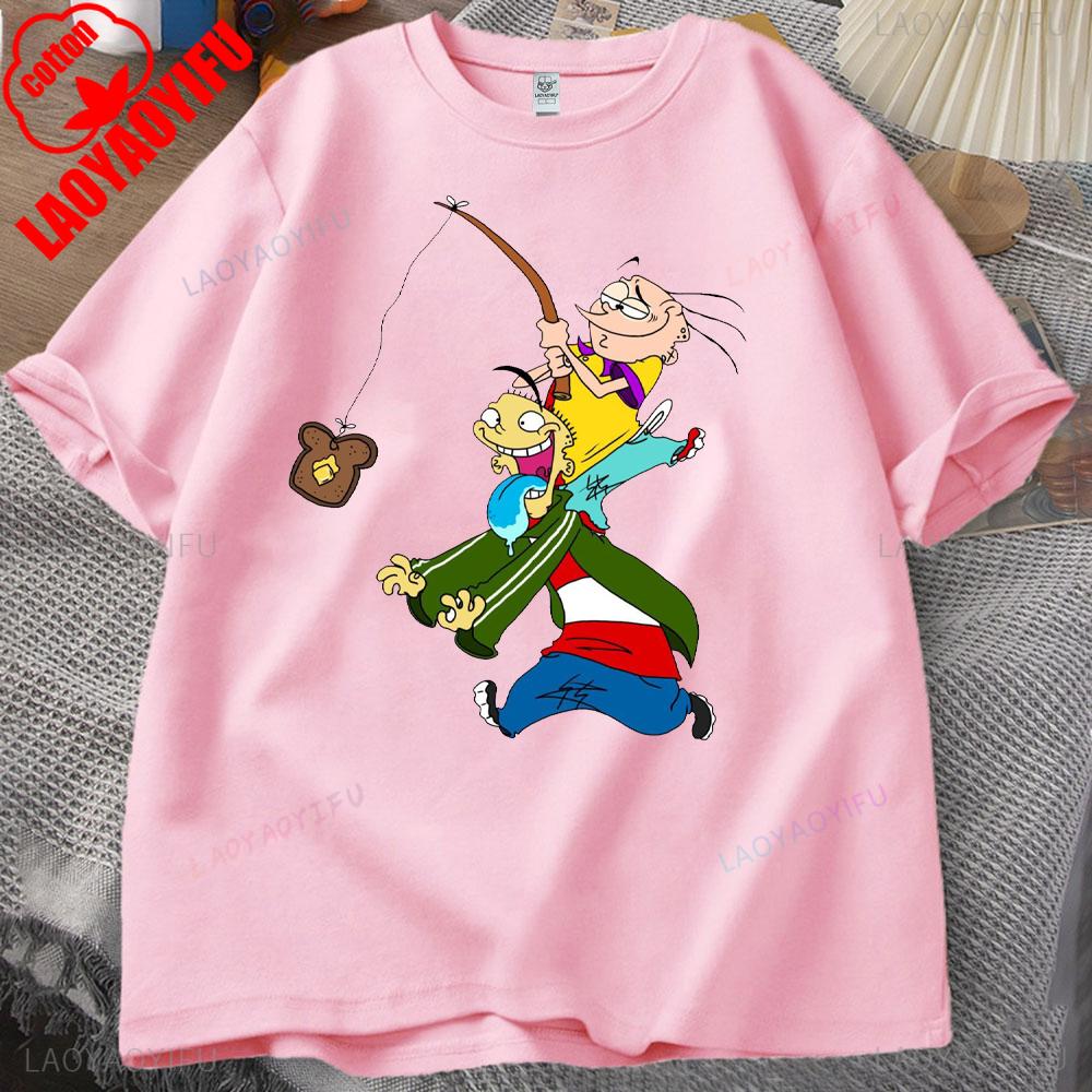 EdEdd N Eddy Unisex T Shirt EdEdd N Eddy Printed Tshirt Tops EdEdd N Eddy 90s Funy T Shirt Cartoon Figure High Quality Cotton
