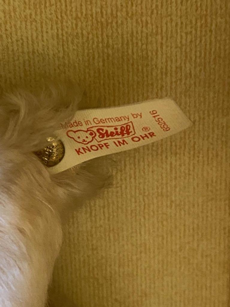 [USED] Steiff Baby Masako Teddy Bear - Extremely Rare/Certificate Included