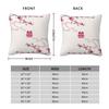 Cherry Blossoms Wedding Double Happiness Square Pillowcase Polyester Linen Velvet Printed Decor Pillow Case Car Cushion Cover