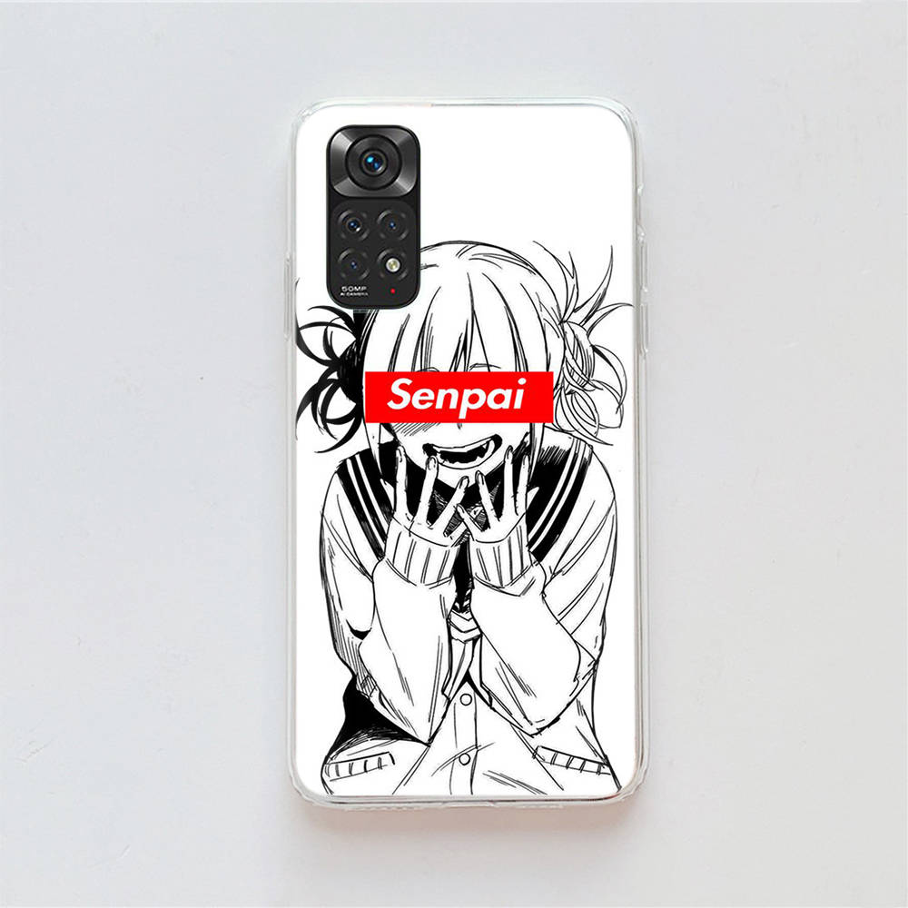 DT3 Hero Academia Toga Case for Samsung A04 A14 A23 A34 A54 M23 M33 M52 M53 Realme 10 9 C30S C35 C55 VIVO Y02S Y21 Y33S Y51 X80 Pro Clear Cover