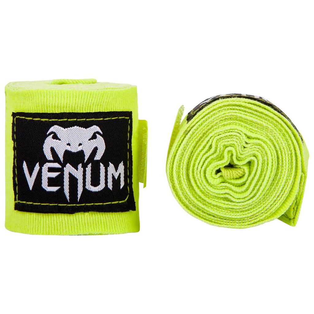 VENUM Bandages Bandages for and Martial Arts 4.5m //Venum Boxing, Kickboxing, (Neon Yellow)
