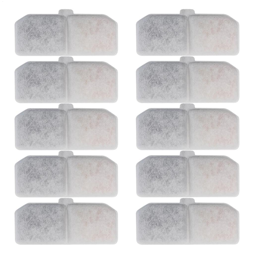 10pcs Cat Water Fountain Filter Replacement Filters Suitable Various Types For Pets Cat Fountains Filtration Filter Supplies