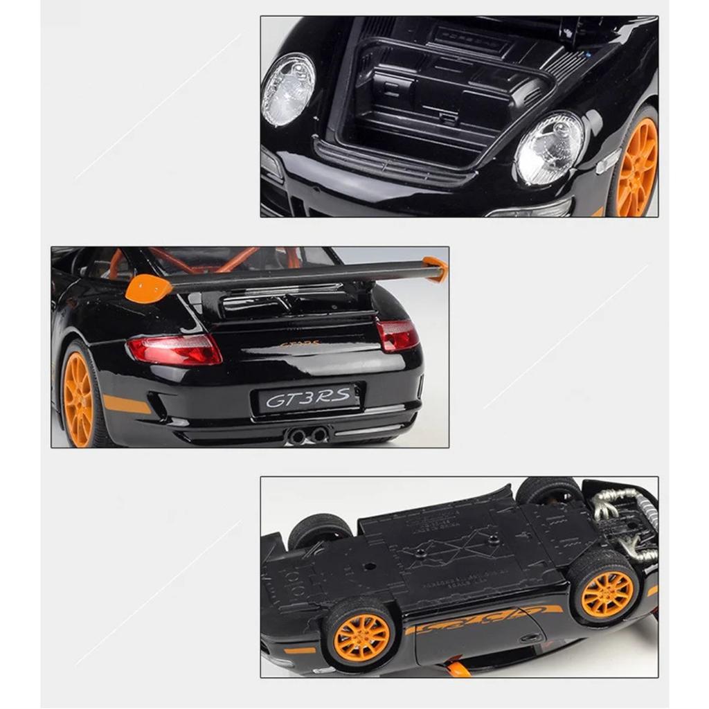 Welly 1/24 Porsche 911 GT3 RS Alloy Racing Car Model Diecast Metal Track Sports Car Vehicles Model High Simulation Kids Toy Gift