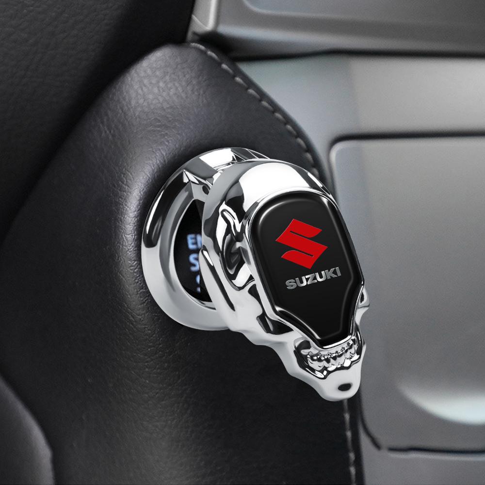 Car Engine Ignition Start Switch Protective Cover Sticker for Suzuki Grand Vitara Baleno SX4 Swift Jimny IGNIS ALTO Samurai GSX