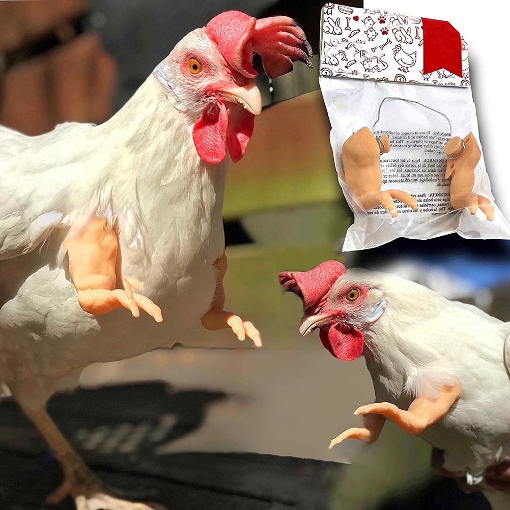 Kurczak Ramiona Gag Prezent Kostium Kurczaka Ramiona Zabawka dla Ptaka Kurczaka