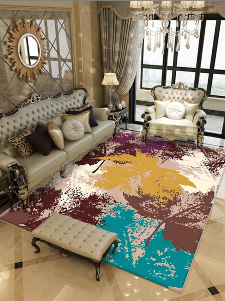 Splashed Ink Couchtisch Sofa rechteckige Bodenmatte Wohnzimmer Schlafzimmer Zimmer großer Teppich Bodenmatte Teppich