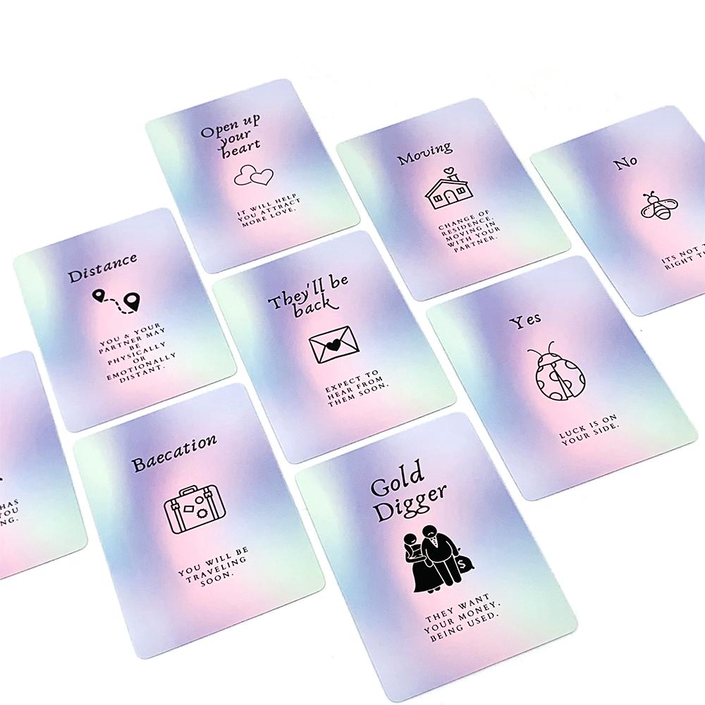 New Oracle Cards 41 Exquisite Oracle Cards English Version Deck Divination Party Board Game Leisure Entertainment Card Game