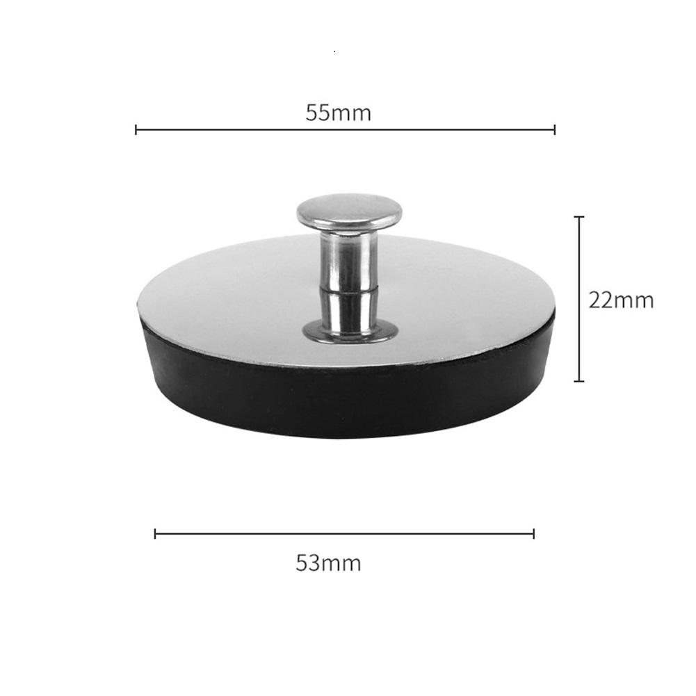1PCS Sink Plug Bathtub Drain Stopper Rubber Bathroom Washbasin Stainless Steel Sink Plug Drain Plug Bathroom Tools Pisa Lid