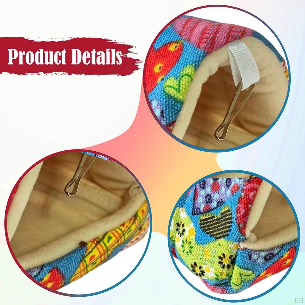 Winter Warm Bird Nest Bed Hanging Hammock Pet Cage Accessories for African Grey