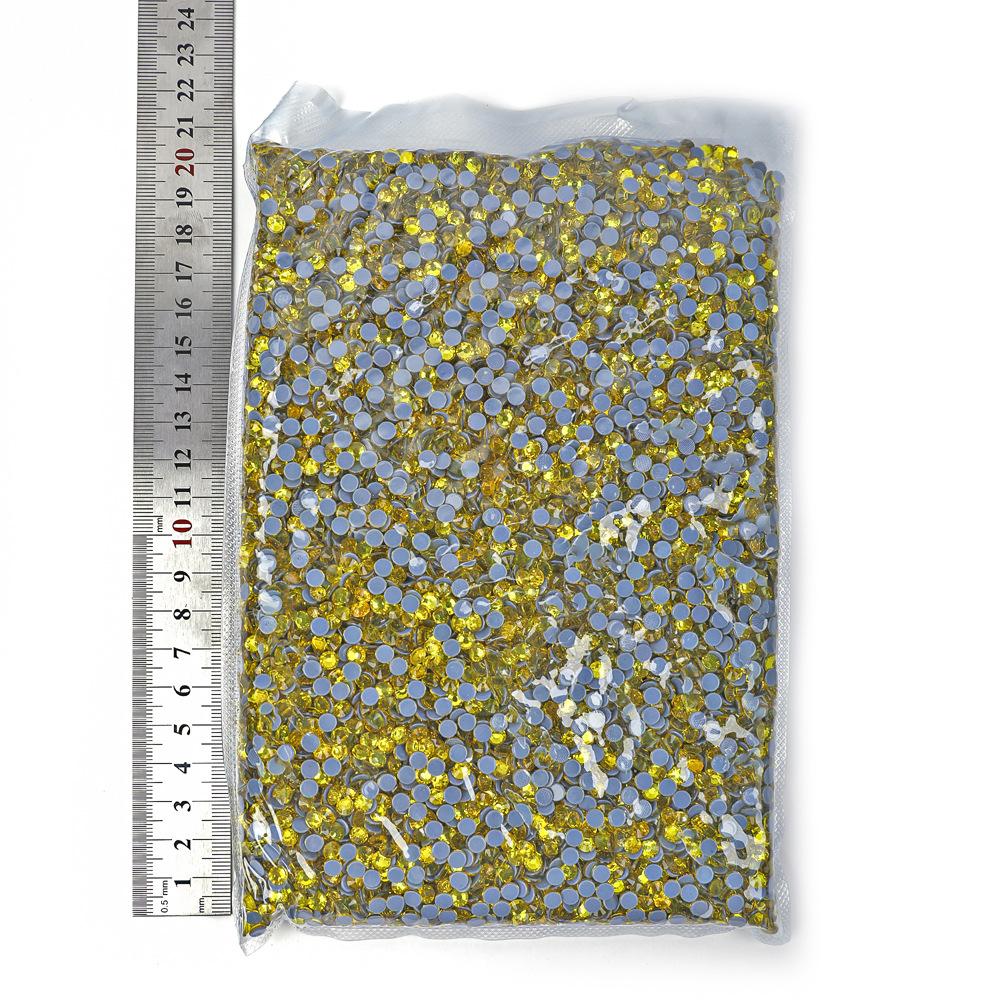 Weichen Imitation Austrian Hot Diamond Big Bag, Grid Glue Glass Rhinestone Hot Melt Glue Bottom Drill Clothing Accessories