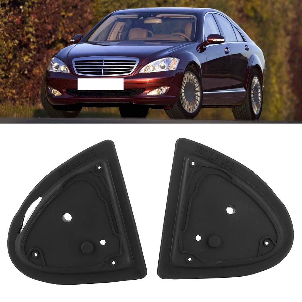 Door Mirror Base Left and Right Part Numbers 2208110198 and Fit W220 S320 S350 S430 S500 S600 Seals, Pair, 2208110298, 1999-2006.