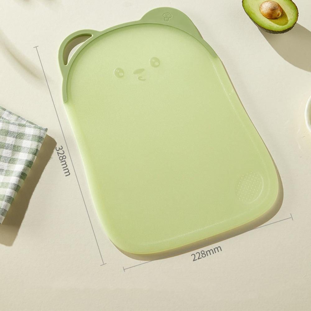 Kitchen Tools Bear Chopping block Plastic Silicone Cutting Board Anti slip Food Grade Food Cutting Board Vegetables