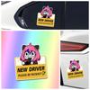 Anime Car Decals - Waterproof Vinyl Bumper Stickers for Multi-Vehicle - Cute Peep Spirit Removable Auto Decor