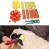 Ear   and Pliers Set Livestock Ear   Applicator and Bright Colors Cattle Ear   for Farm Animal Identification Card