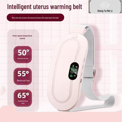 Rechargeable Women's Menstrual Heating Waist Belt with Vibration Massage