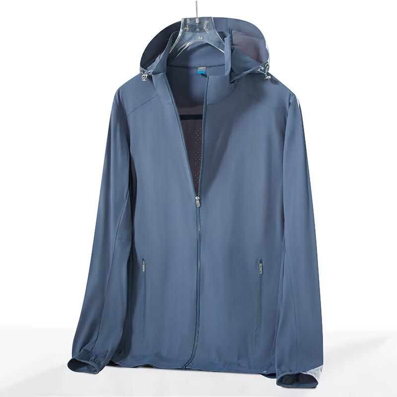 Unisex Ice Silk Hooded Sun Protection Jacket