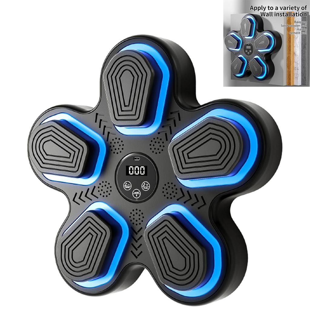Smart Boxing Music Punching Wall Target for Home Use Adult and Kids Training Equipment ABS Material