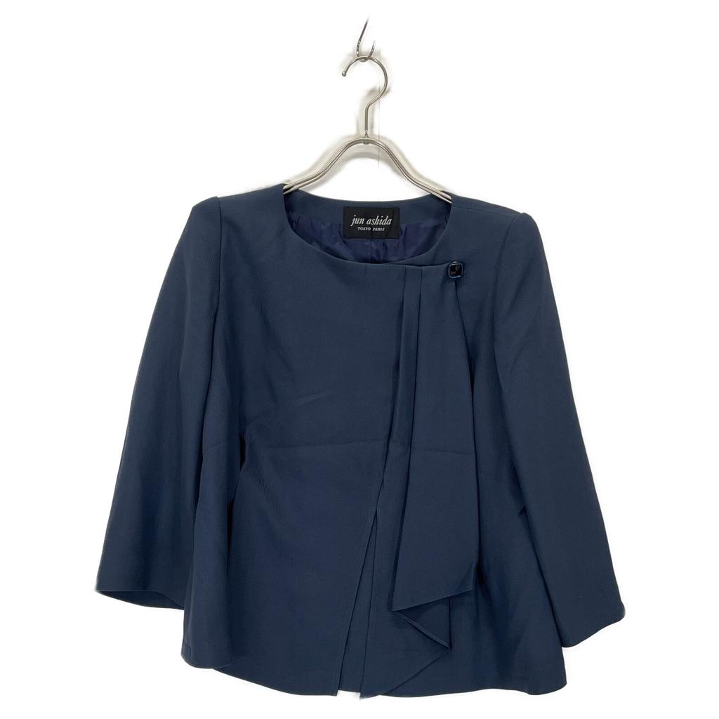 jun ashida Navy PA9312 Silk Jacket Jacket 9 NavyUsed