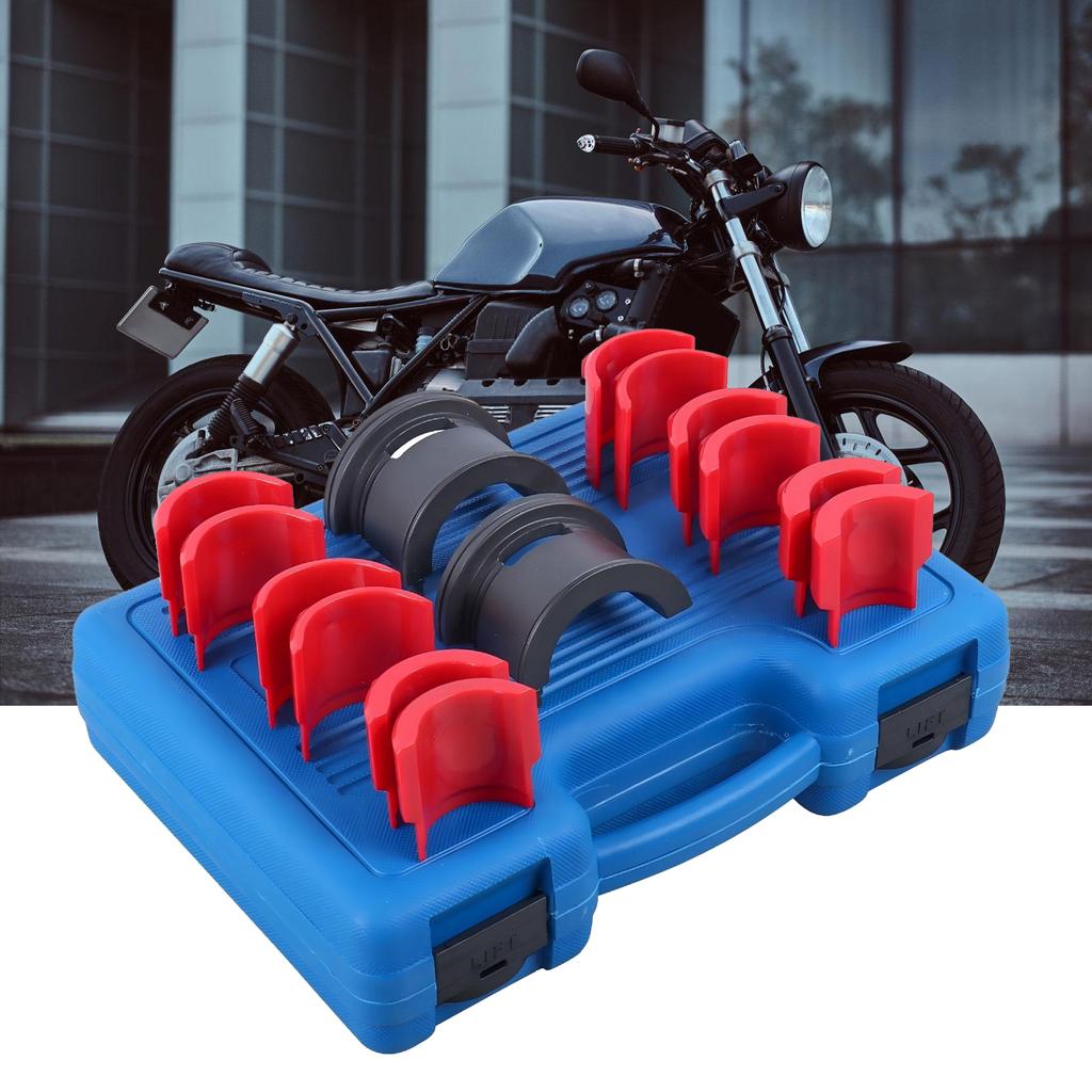 Universal Motorcycle Fork Seal Driver Kit 35/36 40/41 42/43 45/46 47/48 49/50mm Fork Seal Installer Driver Tool