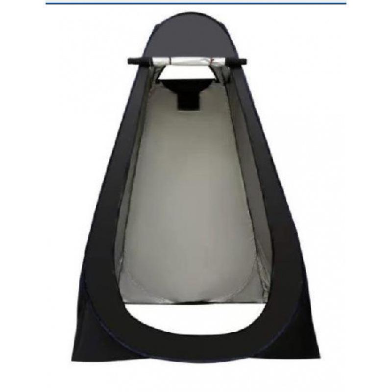 Automatic Pop-Up Camping Shower & Toilet Tent: Single Layer Steel Frame