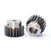 1 PZ 2M 12T-24T Pignone Cilindrico Foro 8/10/12/14/15/16/17/18/19/20/22/24mm Acciaio al Carbonio Pignone Motore con Gradino