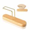 Vertical Design Coffee Filter Holder Wooden Universal Stand Coffee Filter Storage Durable Premium Filter Paper Storage Rack