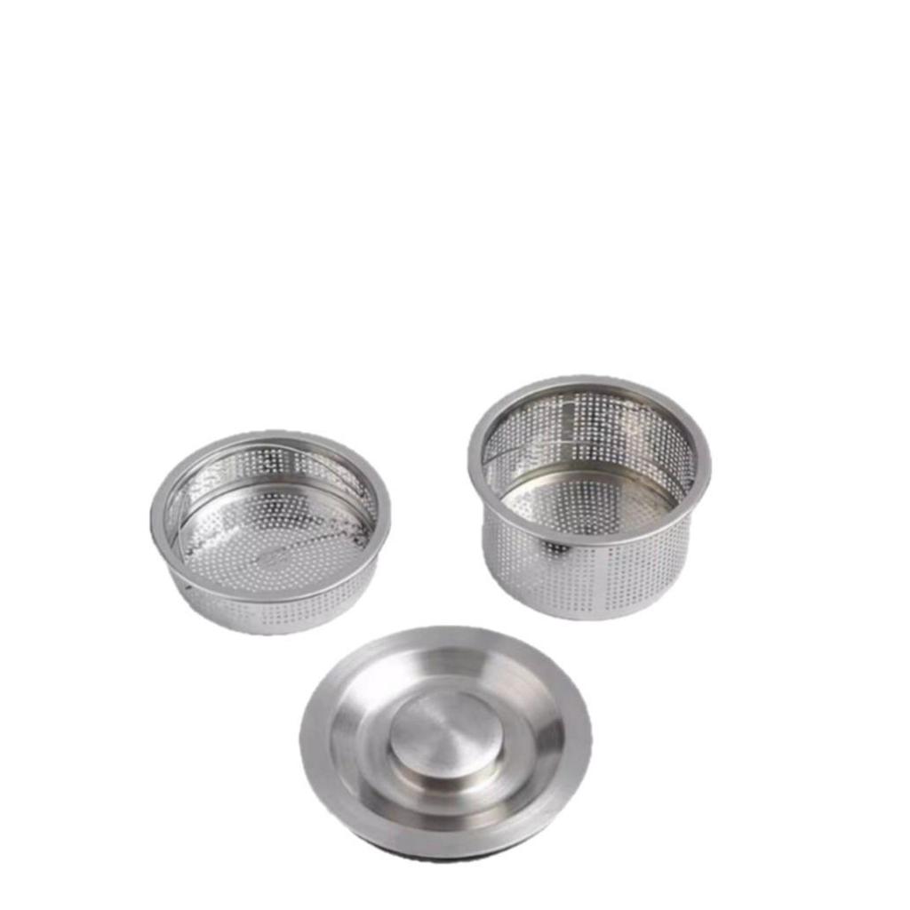 Stainless Steel Kitchen Sink Cover & Filter Screen for Dishwashing & Vegetable Washing