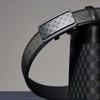 Black Leather Automatic Belt Dd Pattern Matte Buckle Dbbe5f711bk